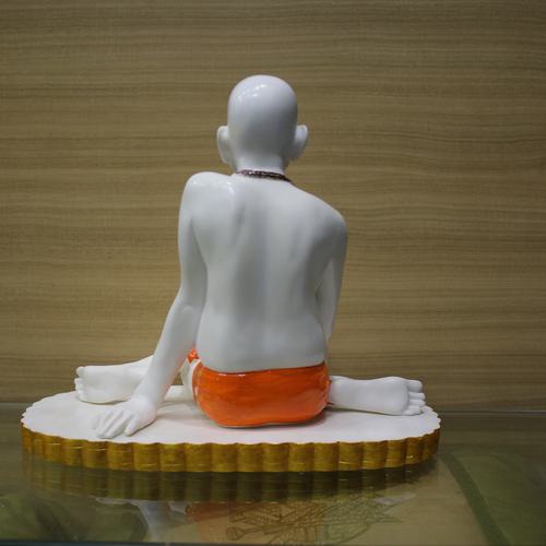 Swami Samarth White Idol |  Swami Samarth/God Idol/Murti in Sitting Position
